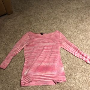 Jacobs pink cropped sleeves blouse